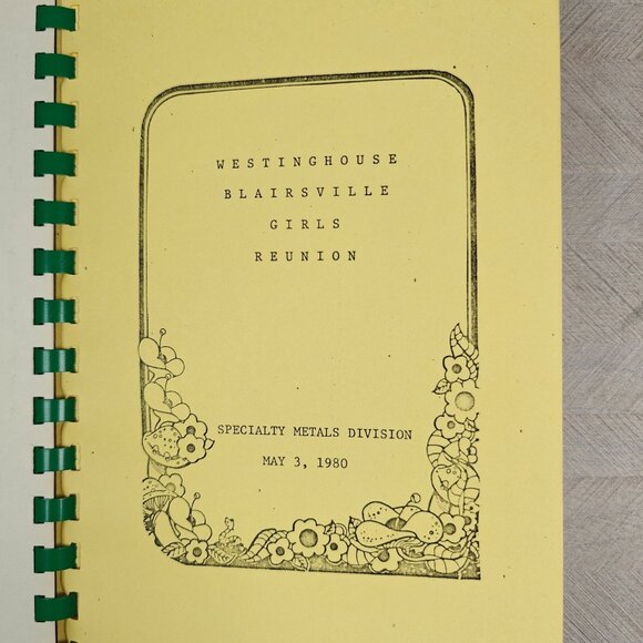 Vintage Westinghouse Cookbook 1980 Specialty Metals Division Pittsburgh area PA - Picture 3 of 5